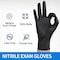 Basic Disposable Gloves, 5 mil Palm, Nitrile, Powder-Free, L, 1000 PK, Black Blk5NitrileLC - alternate 3
